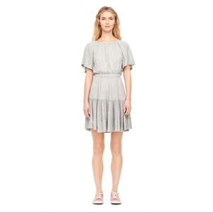Rebecca Taylor Gathered Jersey Dress Size Small